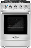 24 in. Freestanding Gas Range with 3.73 cu. ft. Capacity Oven in Stainless Steel A475743