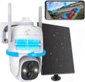 Wireless Solar Outdoor Security WiFi Camera with 360 View and IP65 Waterproof F66967