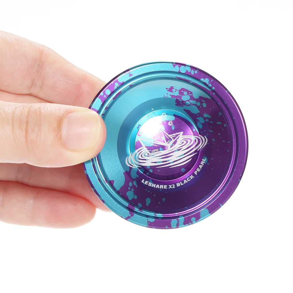 Aluminum Yoyo Ball with Bearing Strings Glove Storage Case D80134