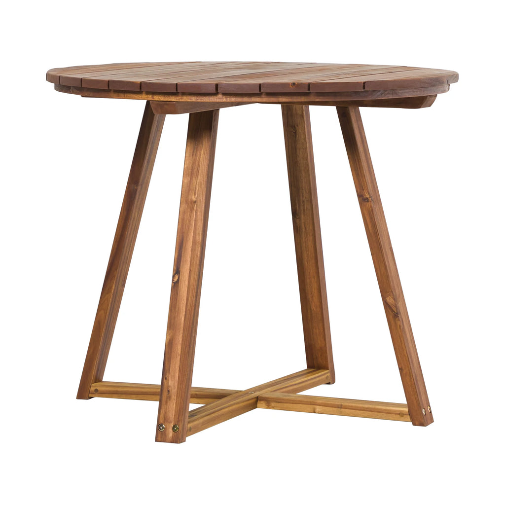 30” Solid Acacia Wood Outdoor Dining Table Q3601