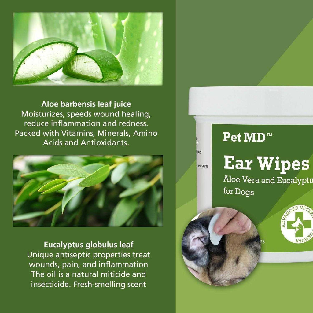 Aloe & Eucalyptus Dog Ear Wipes Q5215