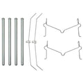 Front Disc Brake Caliper Hardware Kit with Springs and Pins P1920