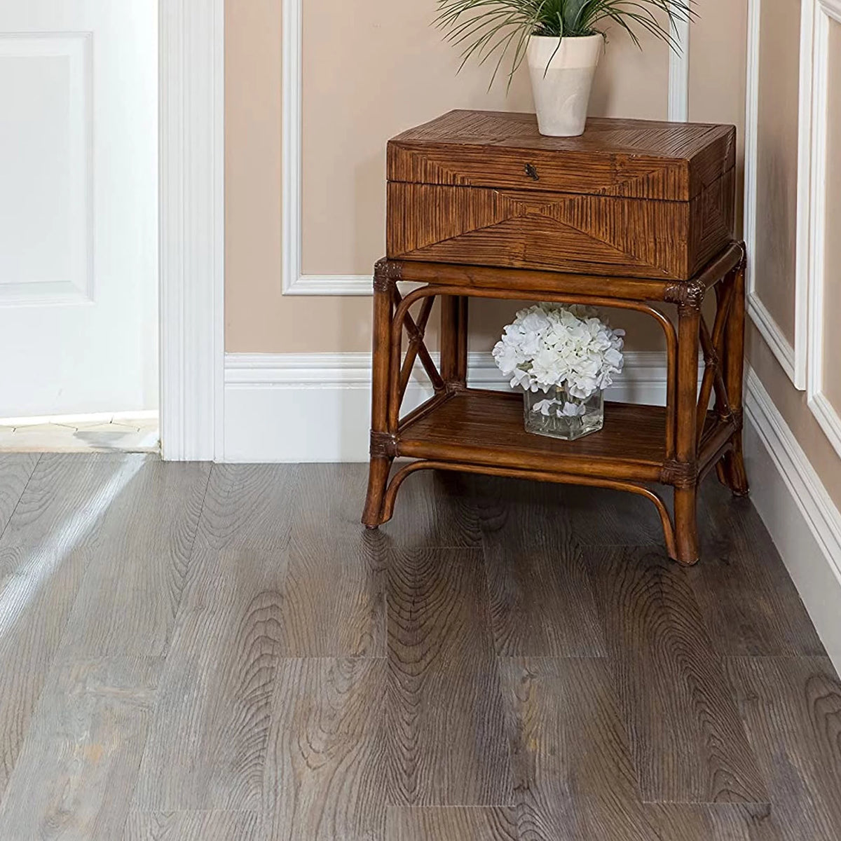Peel & Stick Vinyl Floor Planks, Spruce, 10Pk (5 Pack) T36863