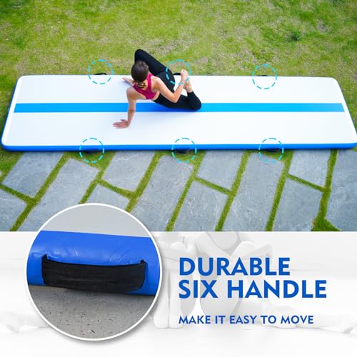 Inflatable Gymnastics Mat 10ft/13ft 4in Thick with Electric Pump W405