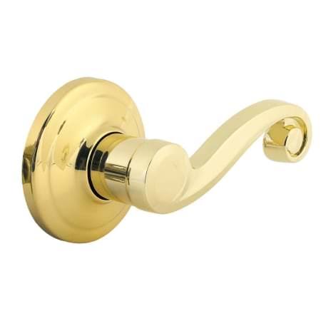 Bright Brass Left Hand Double Cylinder Handleset Trim C387