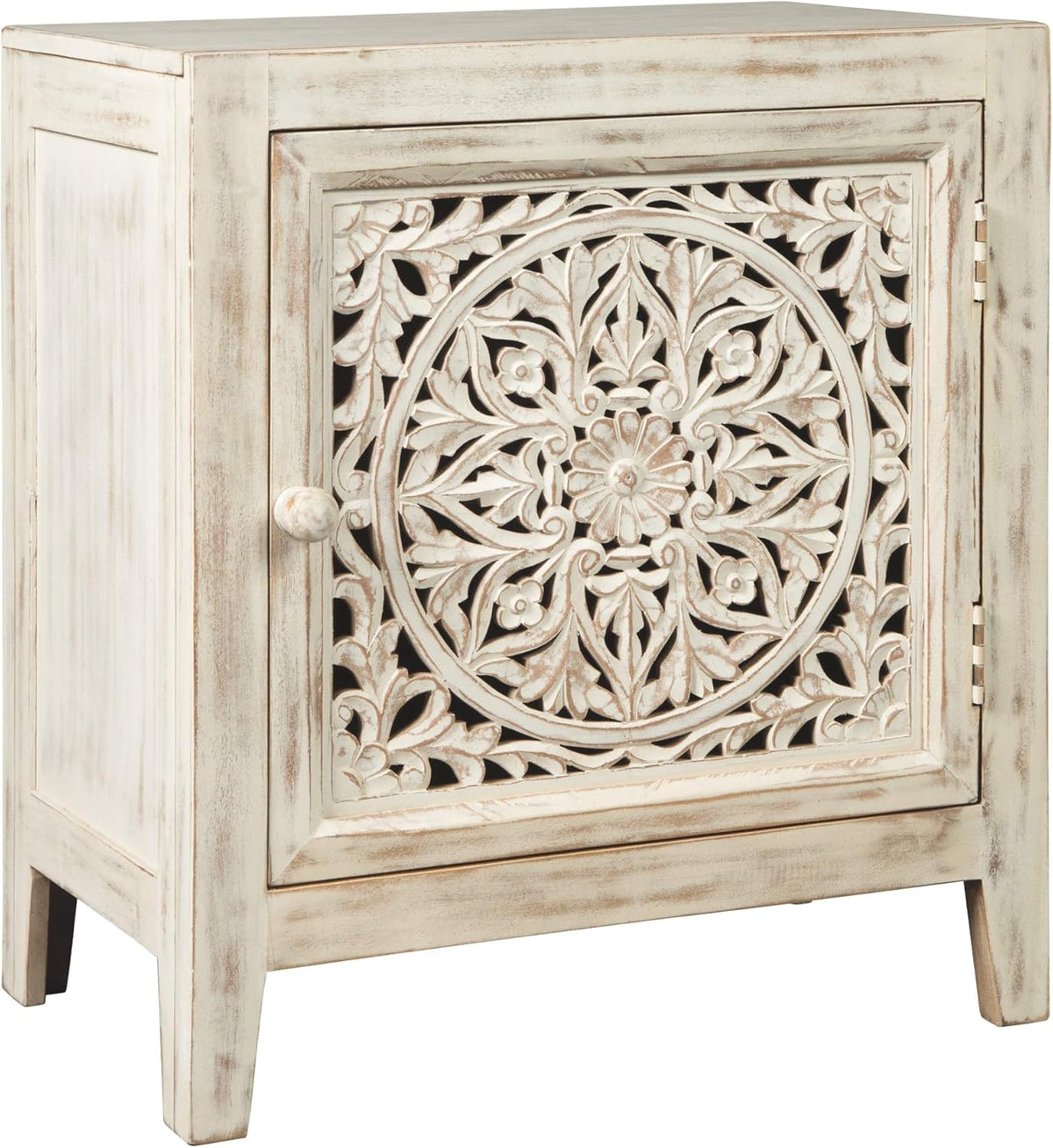 Vintage White Accent Cabinet or End Table M467019