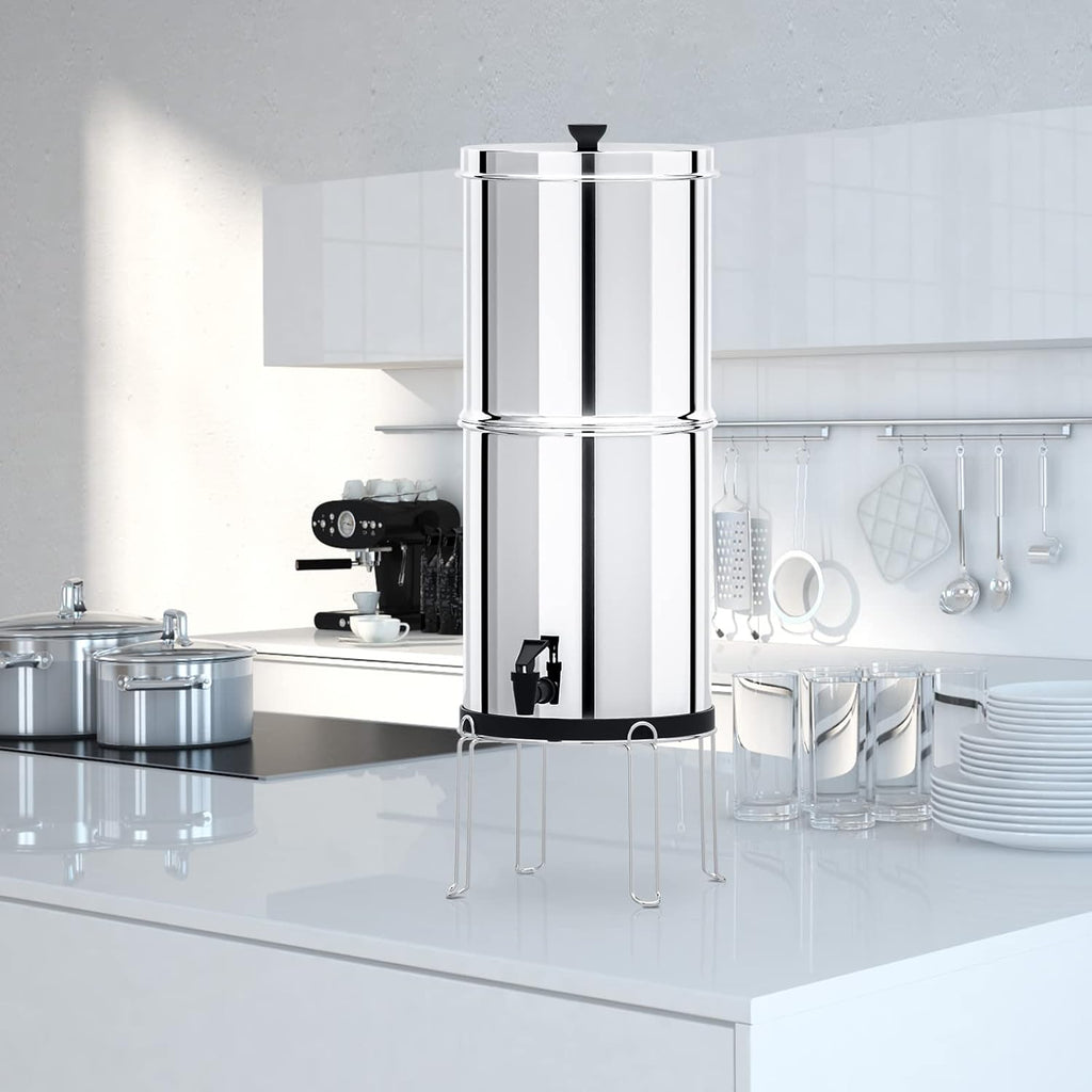 2.9 Gallon Gravity-Fed Water Filter with Stainless Steel Stand G1021