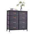 Gray 8 Drawer Dresser and Chest P655824