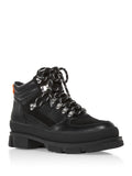 Black Platform Lace-Up Hiking Boots G119