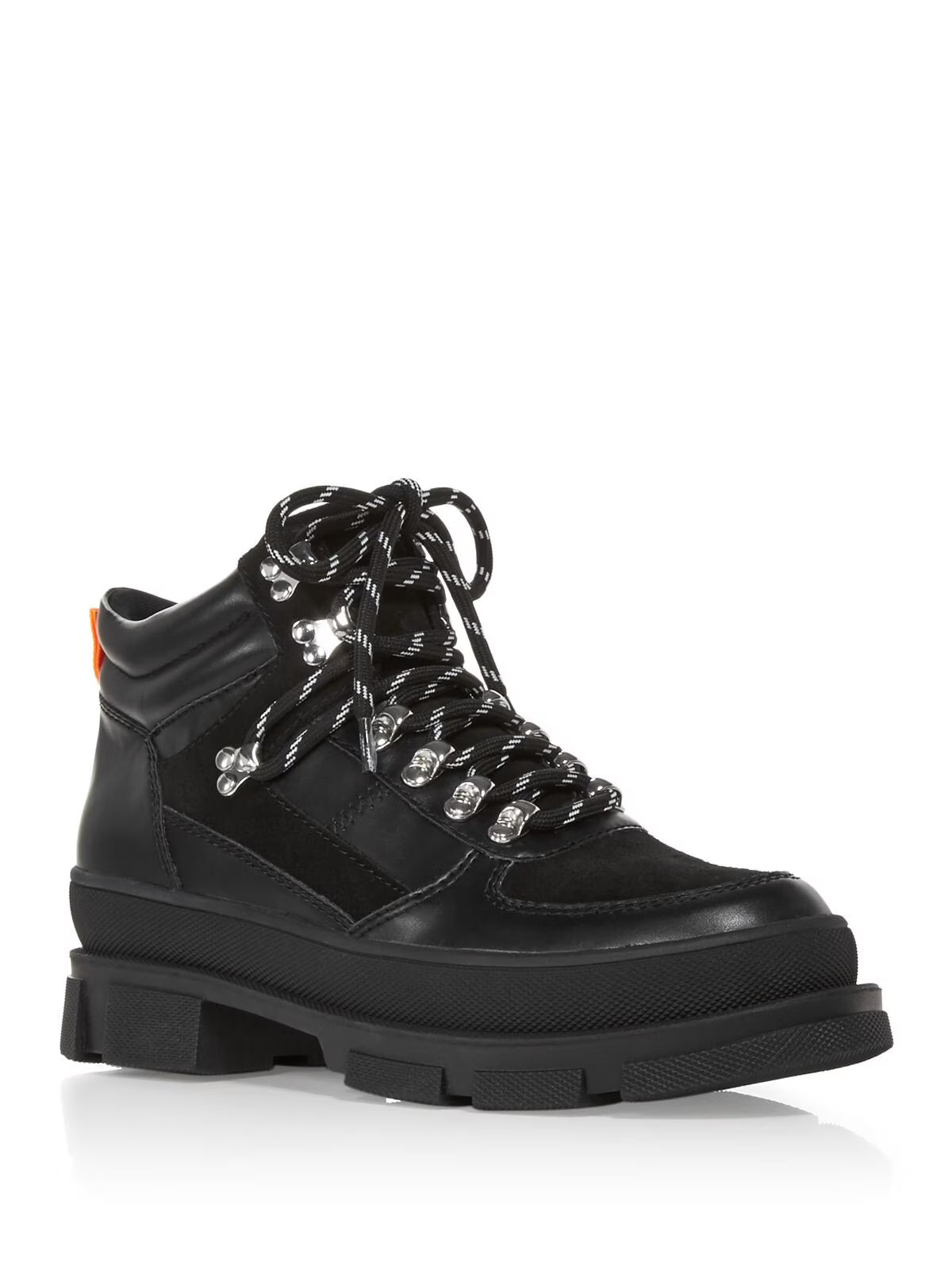 Black Platform Lace-Up Hiking Boots G119