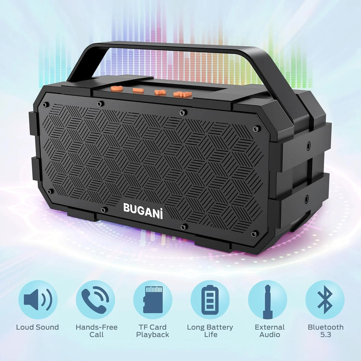 Wireless Portable Bluetooth Speaker 40W IPX6 Waterproof K5480