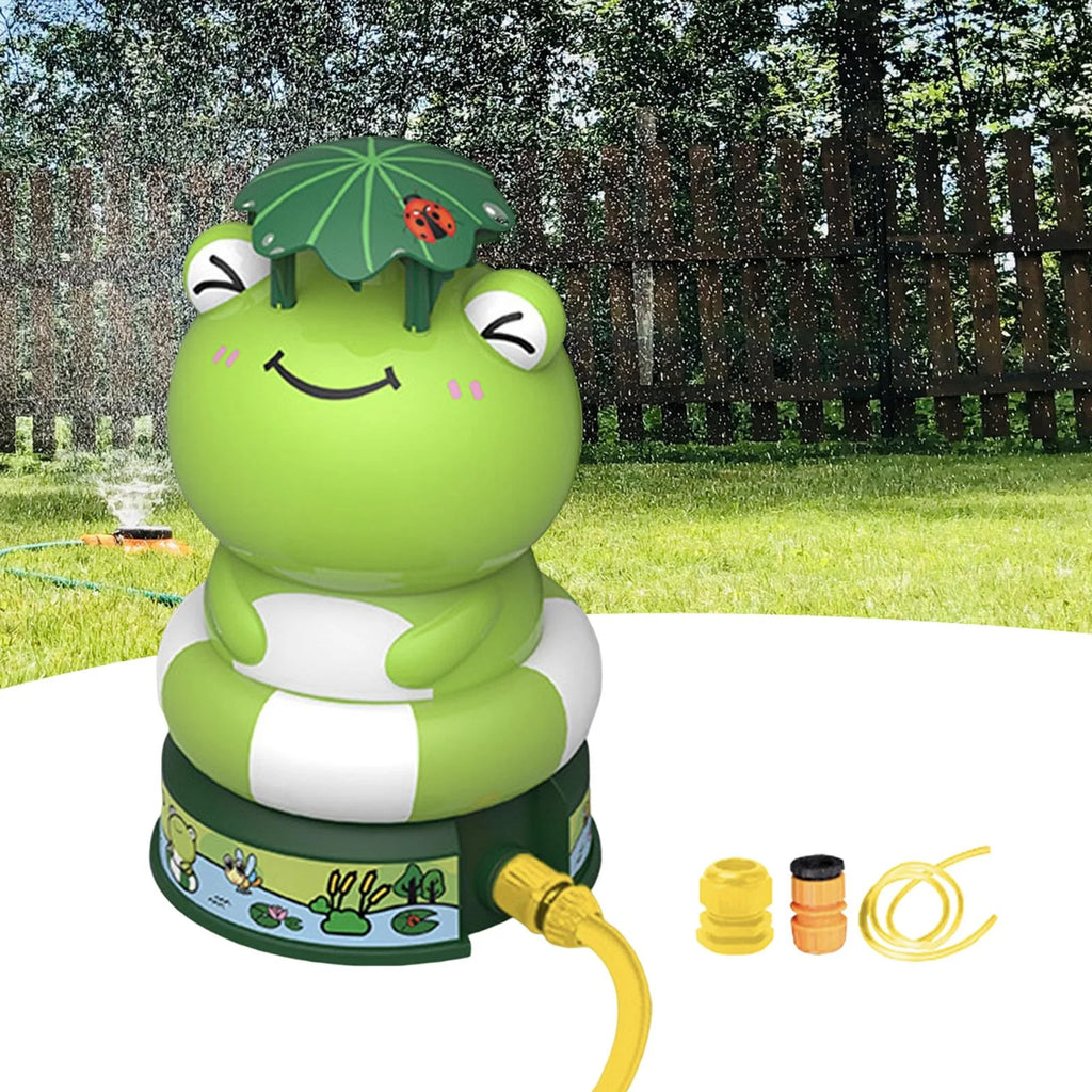 Frog Sprinkler for Kids Outdoor Water Sprinkler J869818