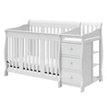 4-in-1 Convertible Crib and Changing Table Set in White R8142