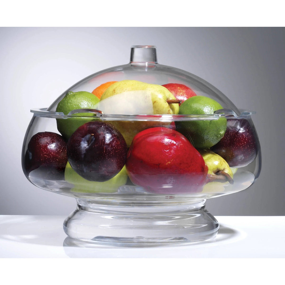 Acrylic Salad Bowl with Dome Lid W519991