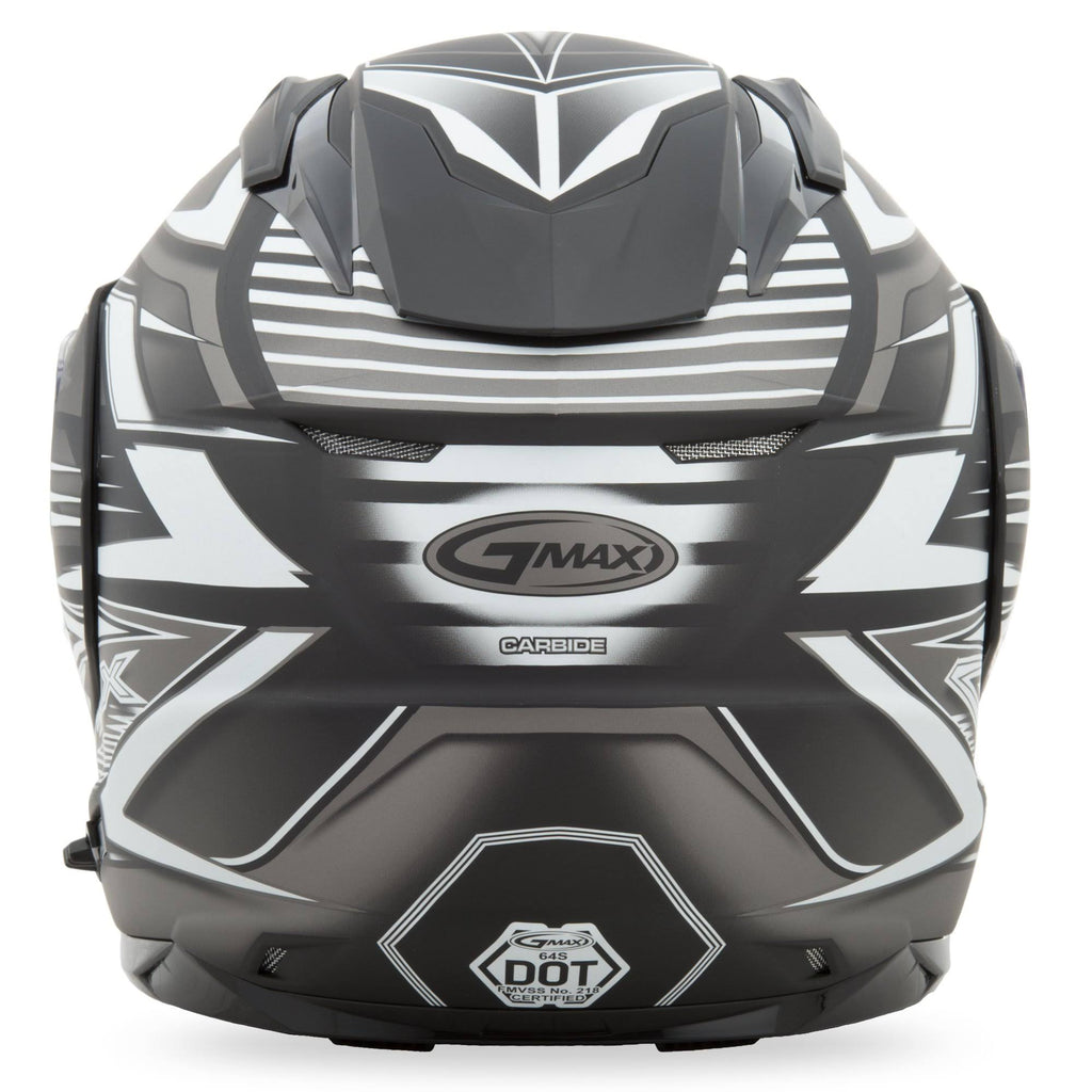 Matte Black White Modular Snow Helmet P894417