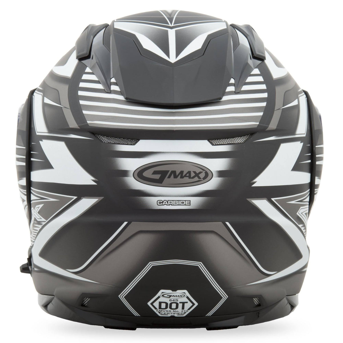 Matte Black White Modular Snow Helmet P894417