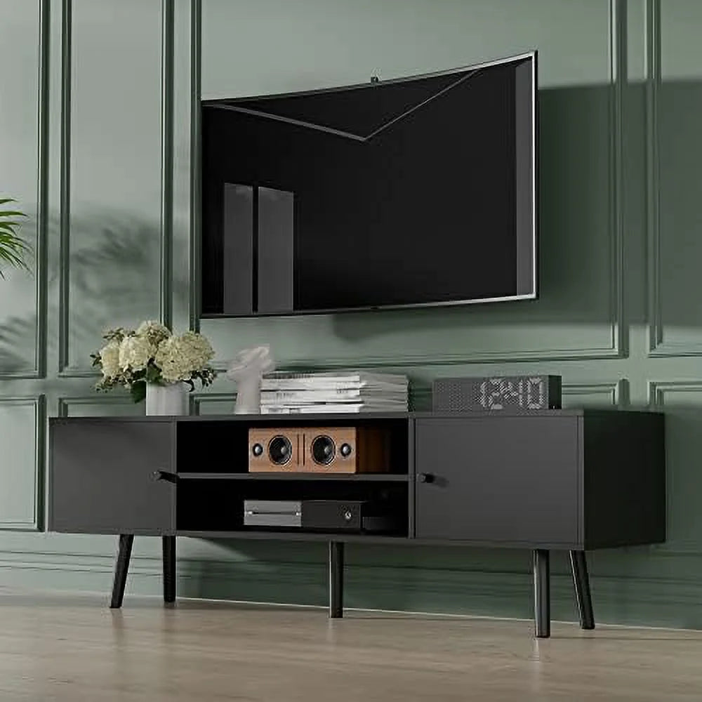 White Wooden TV Stand G353251