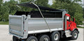 7' x 21' Double Pocket Dump Truck Tarps 18Oz Solid Vinyl O203