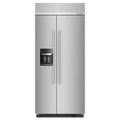 36 in. 20.8 cu. ft. Side-by-Side Refrigerator in Stainless Steel H632