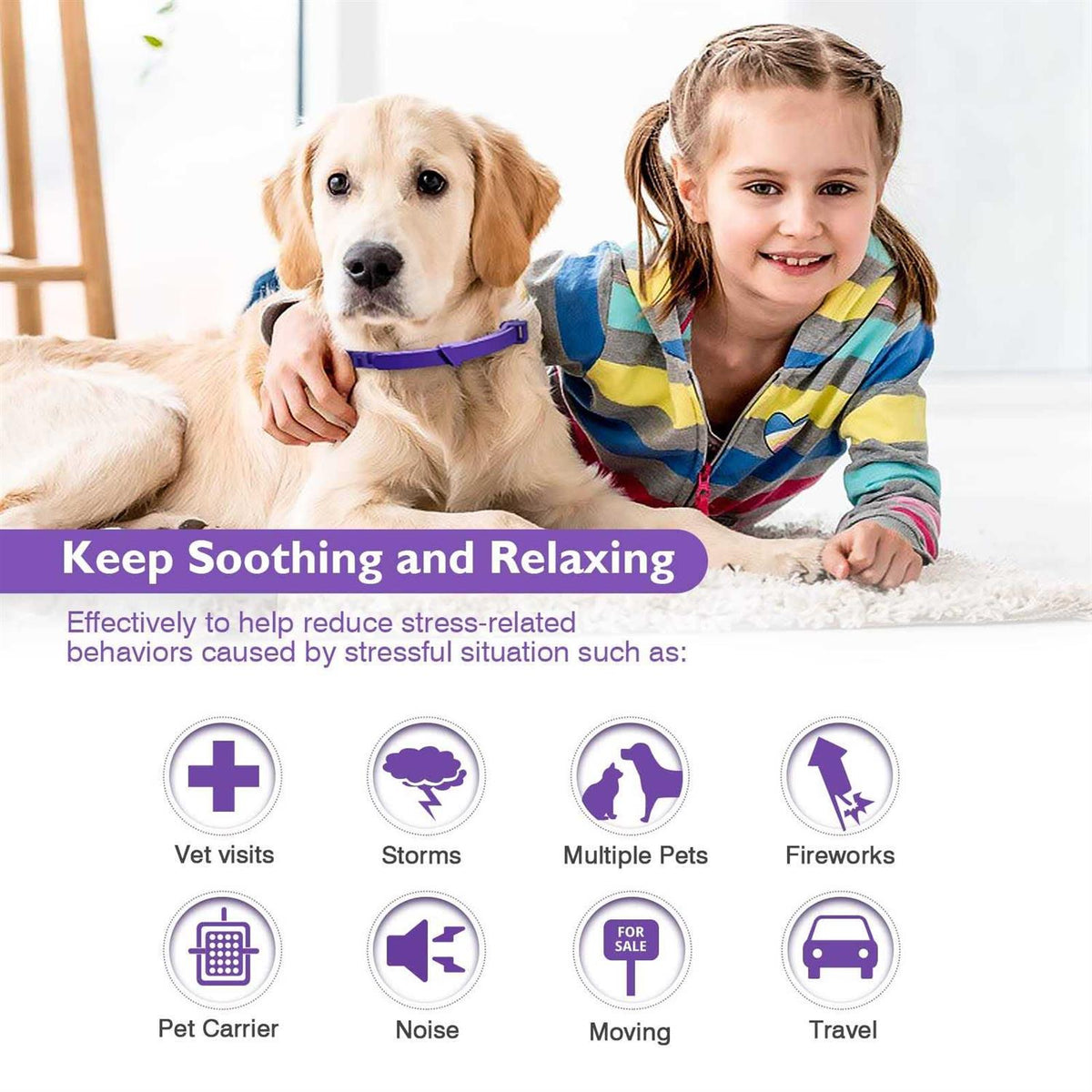 Adjustable Calming Collar 3 Packs L473