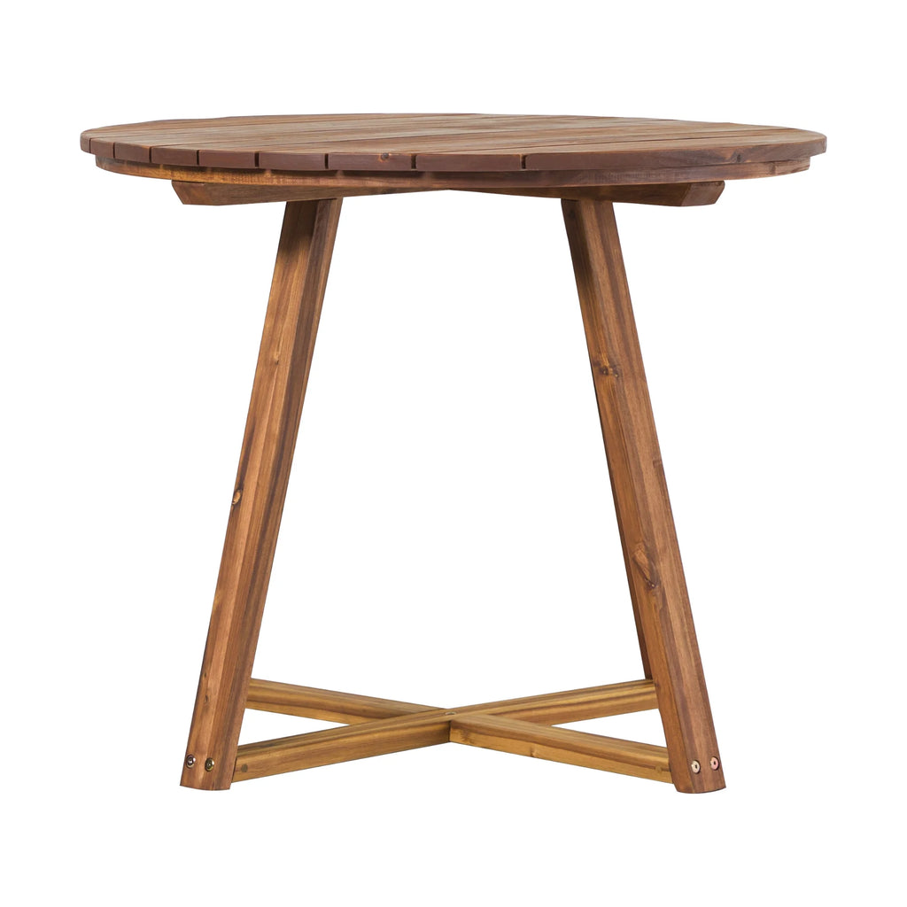 30” Solid Acacia Wood Outdoor Dining Table Q3601
