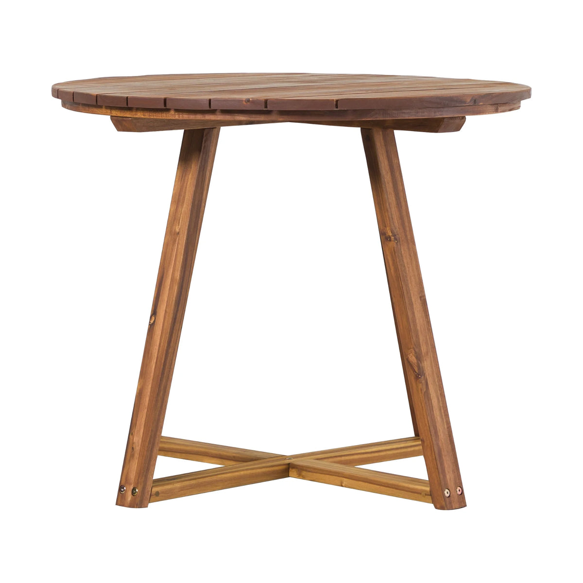 30” Solid Acacia Wood Outdoor Dining Table Q3601