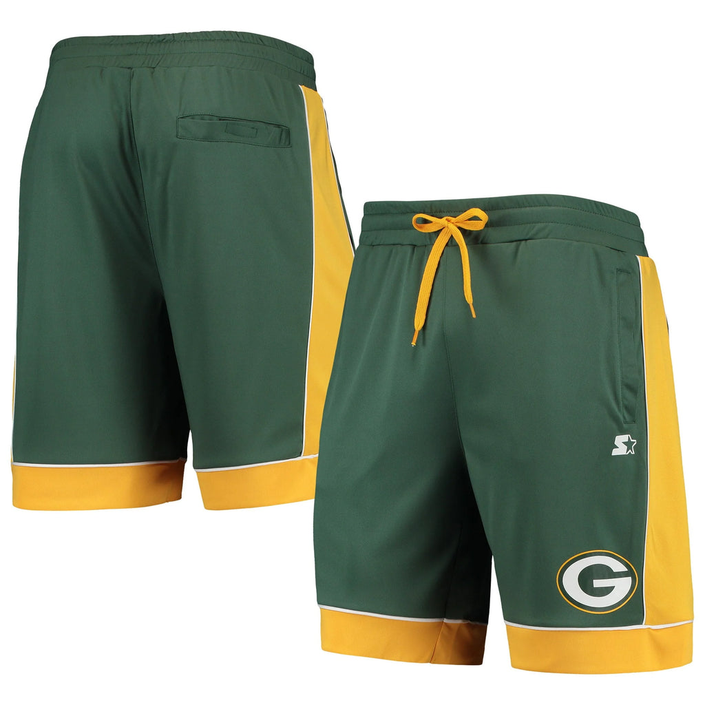 Men's Green Gold Shorts W466