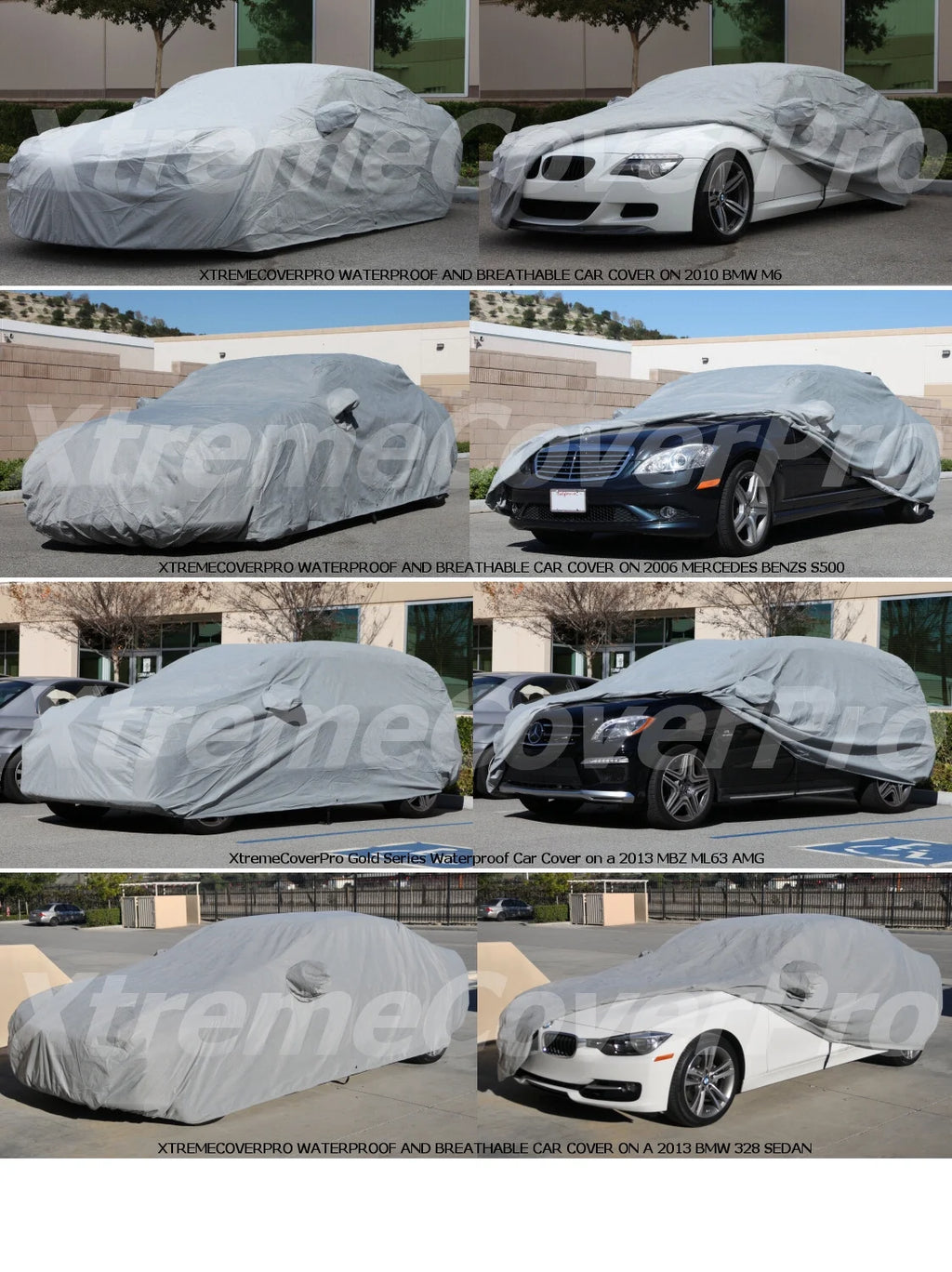 Gray Car Cover B3511