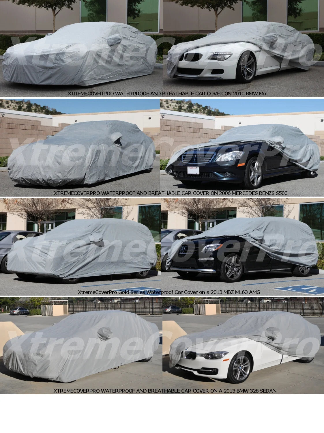 Gray Car Cover B3511