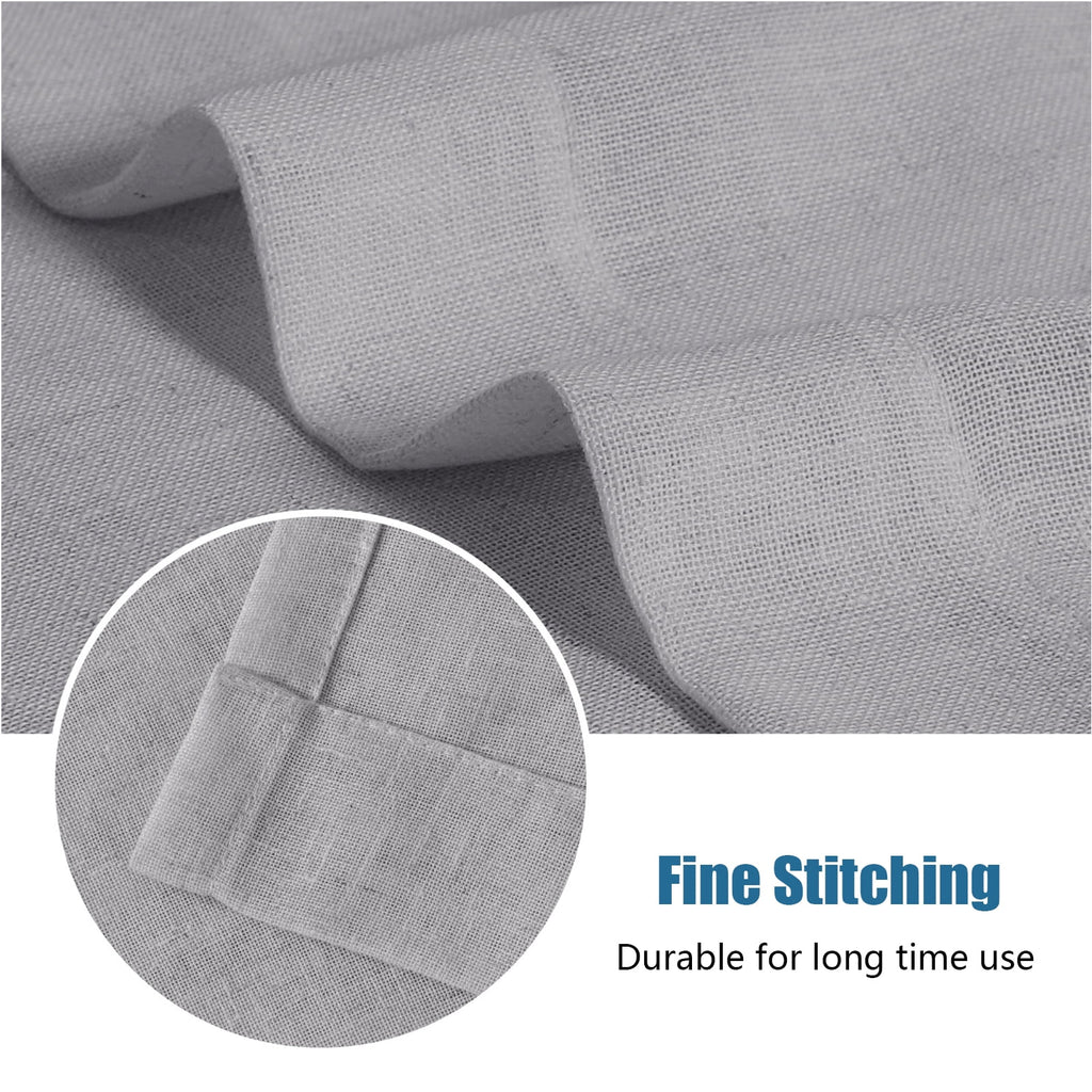 2 Panel Linen Textured Blackout Curtains 26 x 68 Inch I96778