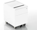 2 Drawer Mobile Filing Cabinet with Lock and Casters X7545