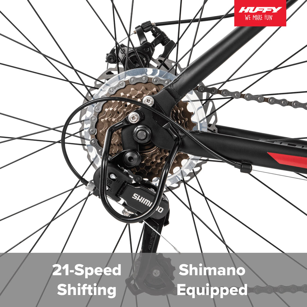 Black and Red Mountain Bikes D607380