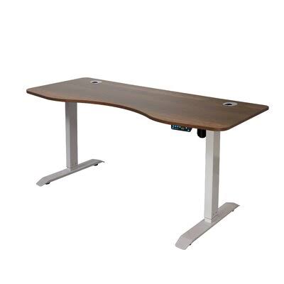 Brown Electric Standing Desk Converter R639