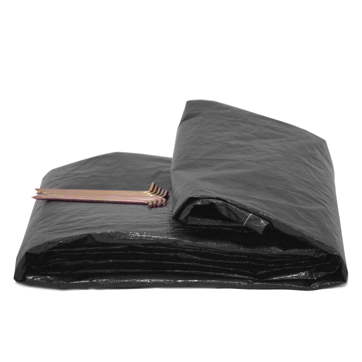 Waterproof Tent Footprint Ground Tarp 10' (3M) with Pegs Pins X929