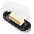 Butter Dish with Lid, Airtight Plastic Butter Keeper Tray H283