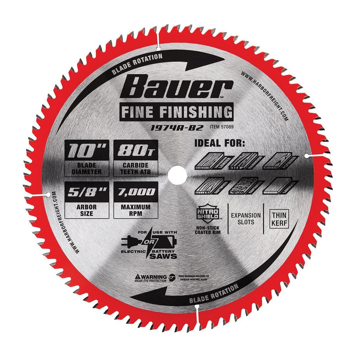 10 in. 80T Circular Saw Blade V143