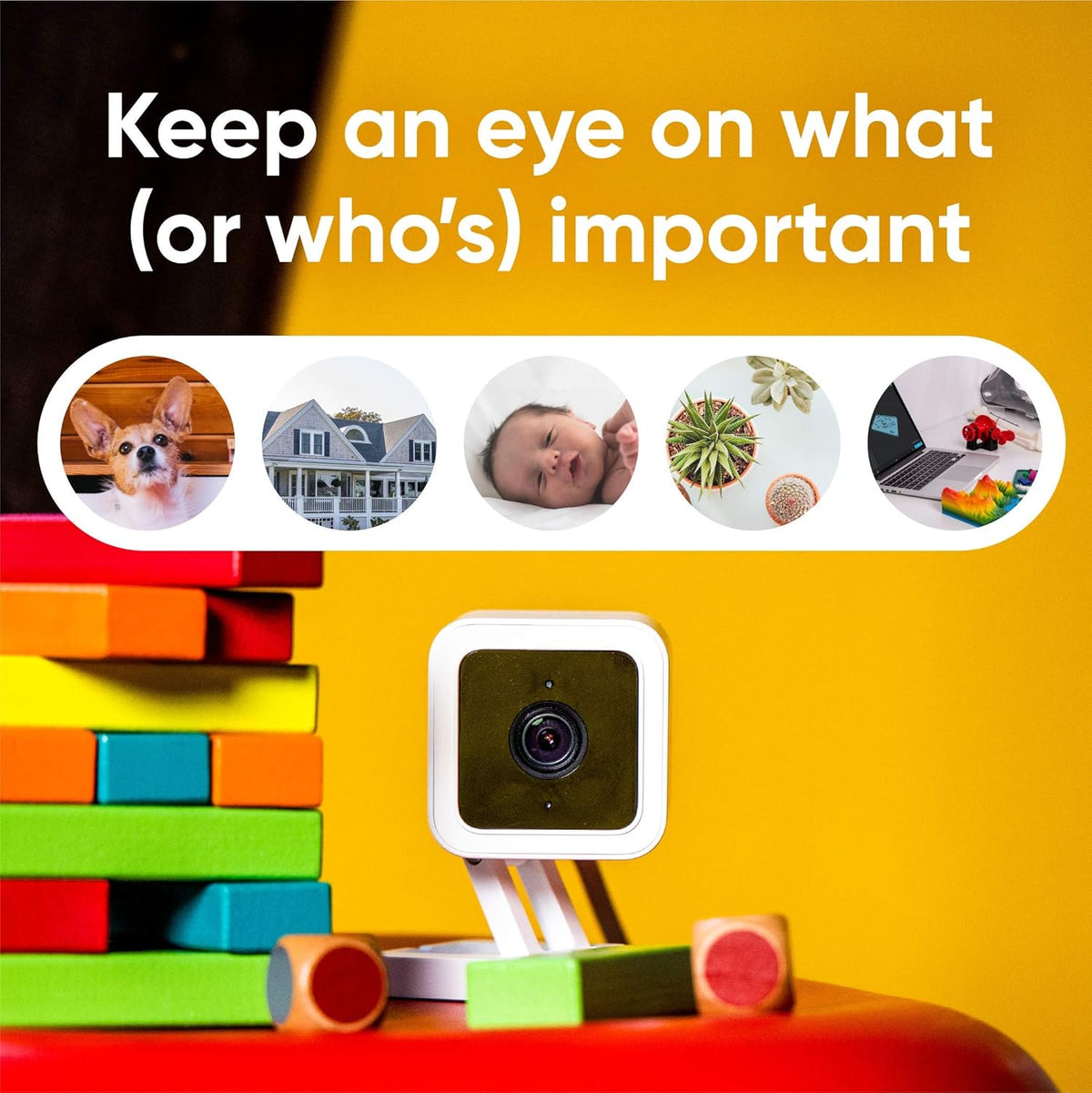 1080p HD Indoor/Outdoor Video Camera with Color Night Viewing and 2-Way Audio O806