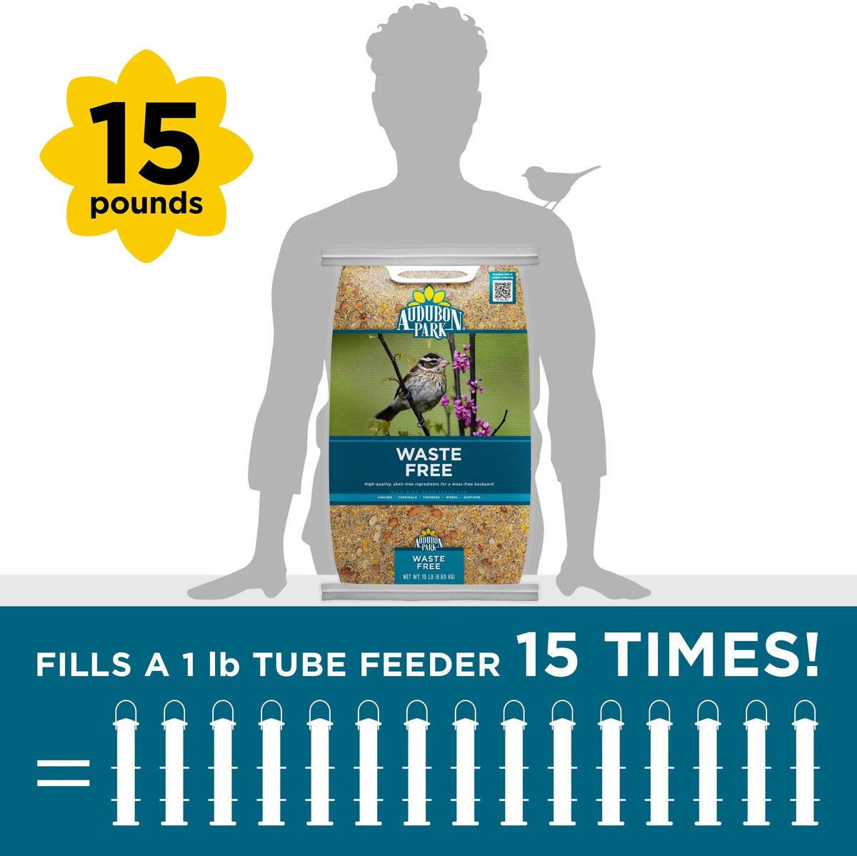 15 lbs. Wild Bird Food T724590