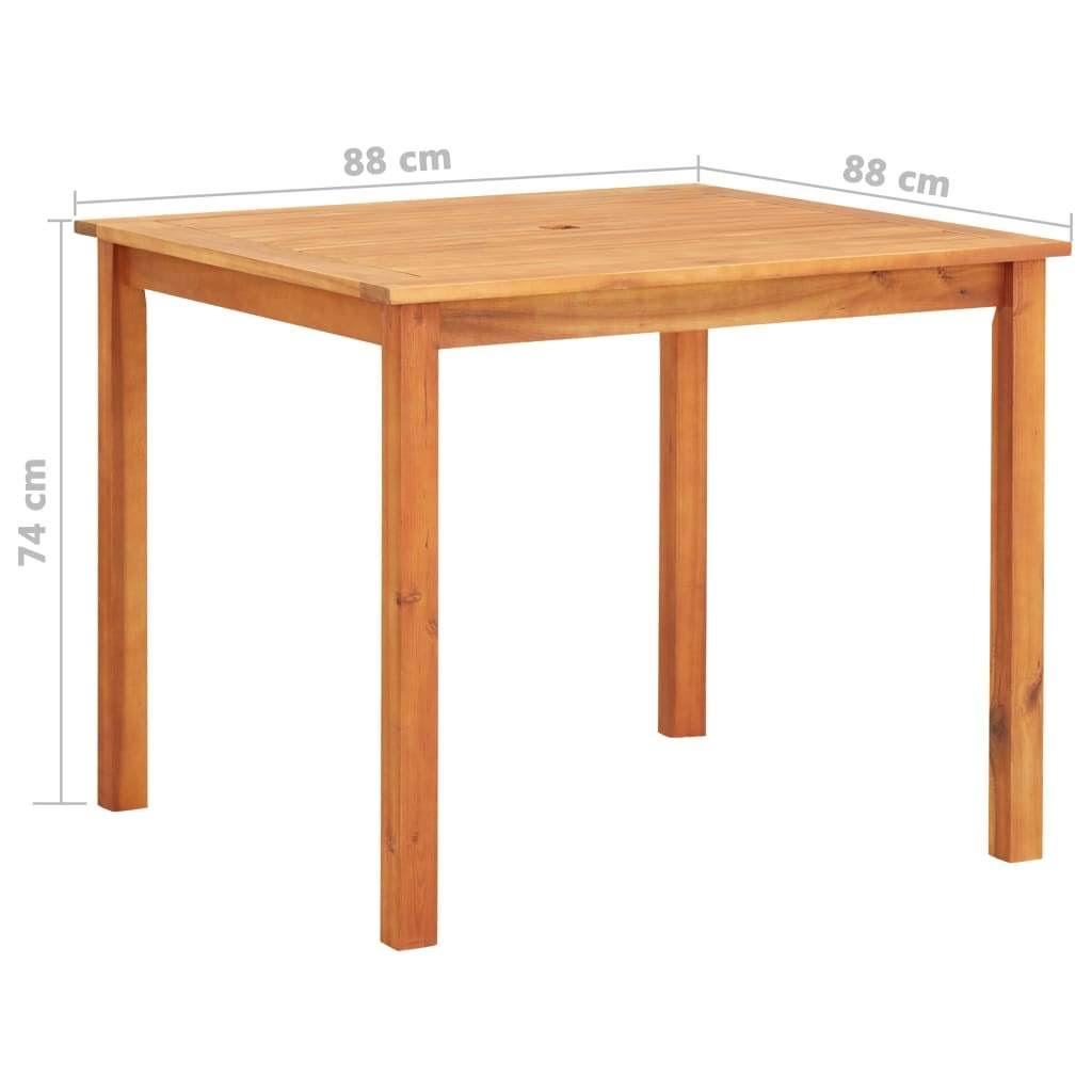 Solid Acacia Wood Garden Table K7208
