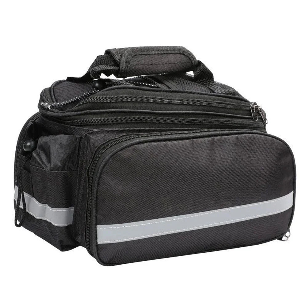 Bicycle Rear Rack Trunk Storage Bag with Reflective Strap T504