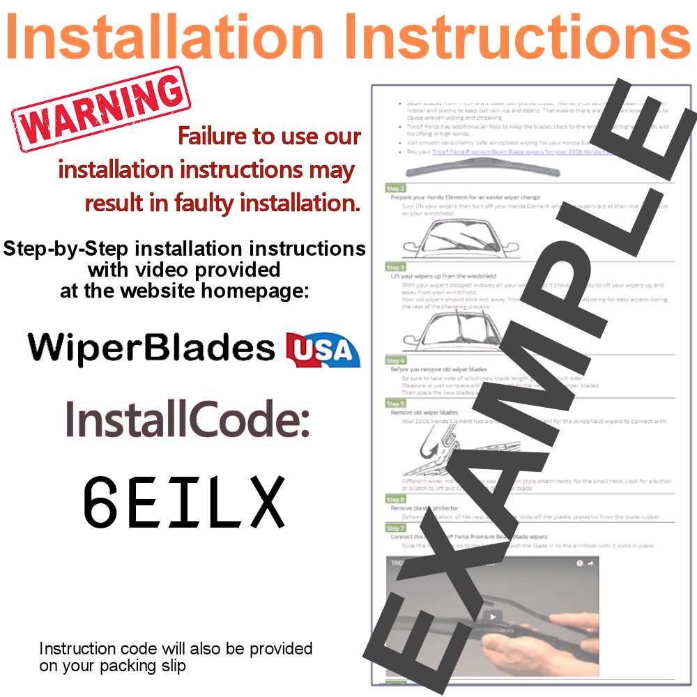 2004 Honda Element Wiper Blades Set of 3 with Rear Wiper G92037