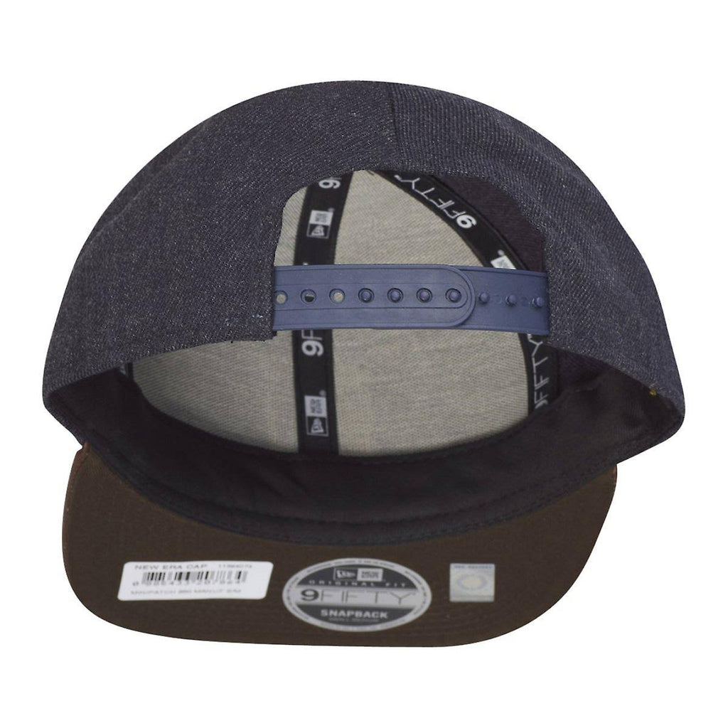 Heather Navy Snapback Cap N4520