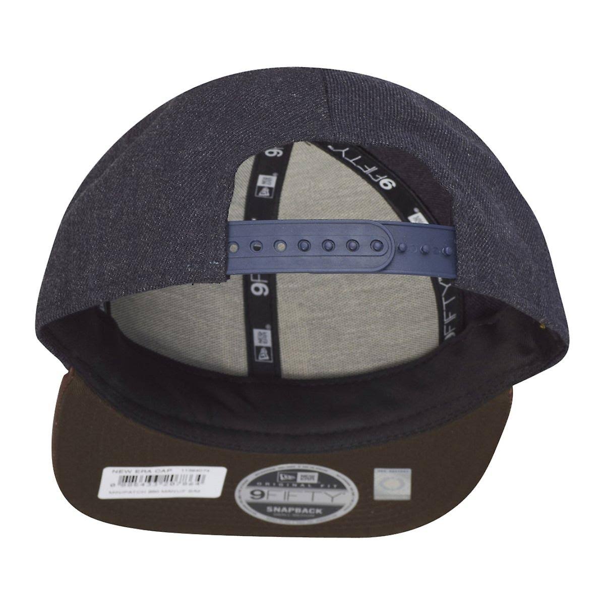 Heather Navy Snapback Cap N4520