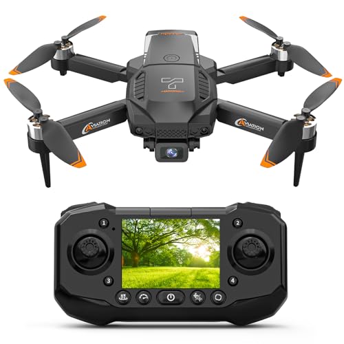 Drone with 2.4" Screen, Brushless Motor FPV Drone with Camera, 8GB SD Card D78075