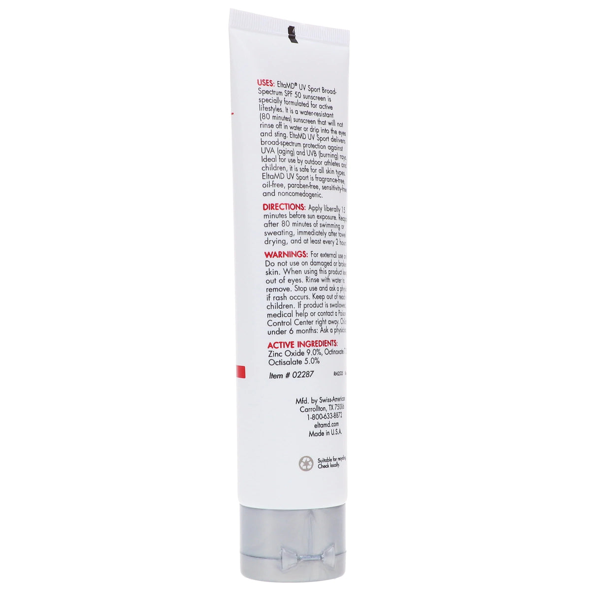SPF 50 Water Resistant Sunscreen 3 oz N125102