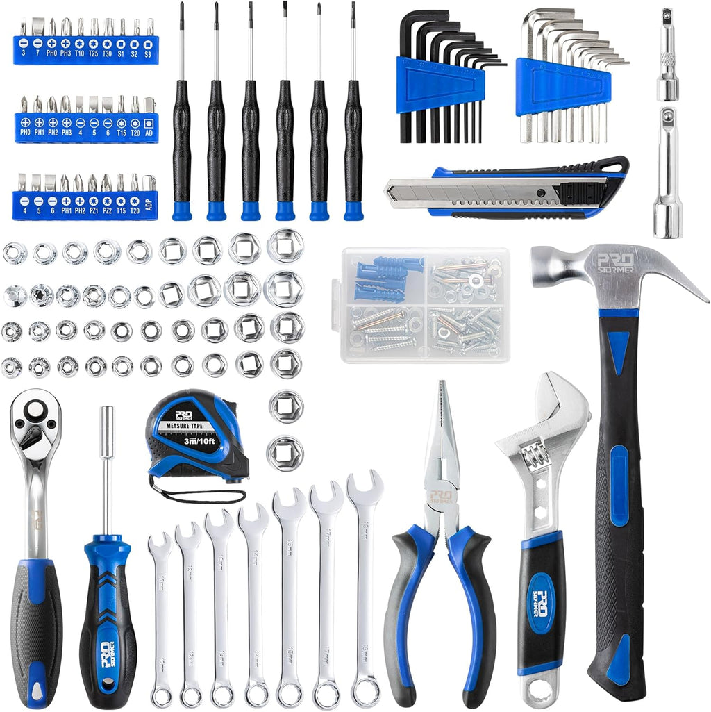 200-Piece Hand Tool Set with Toolbox Storage Case A102530