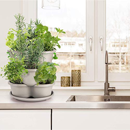 Terracotta 5-Tier Stackable Planter A659745