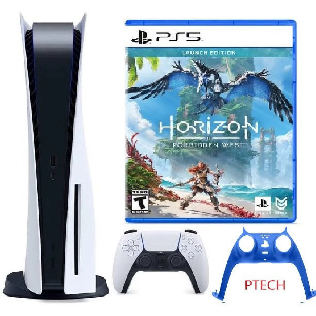 PlayStation PS5 Gaming Console Disc Version Bundle with Horizon Forbidden West Q610