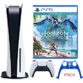 PlayStation PS5 Gaming Console Disc Version Bundle with Horizon Forbidden West Q610