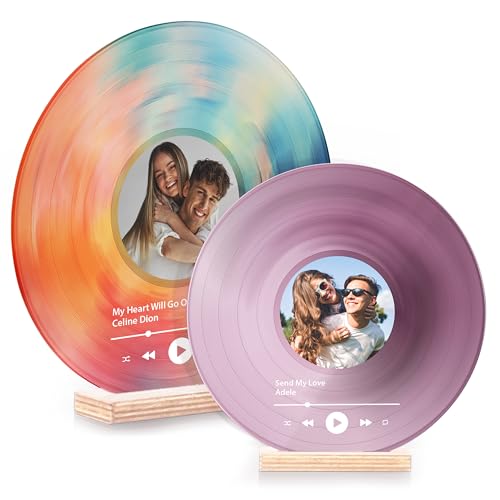Decorative Vinyl Record with Custom Photo N493